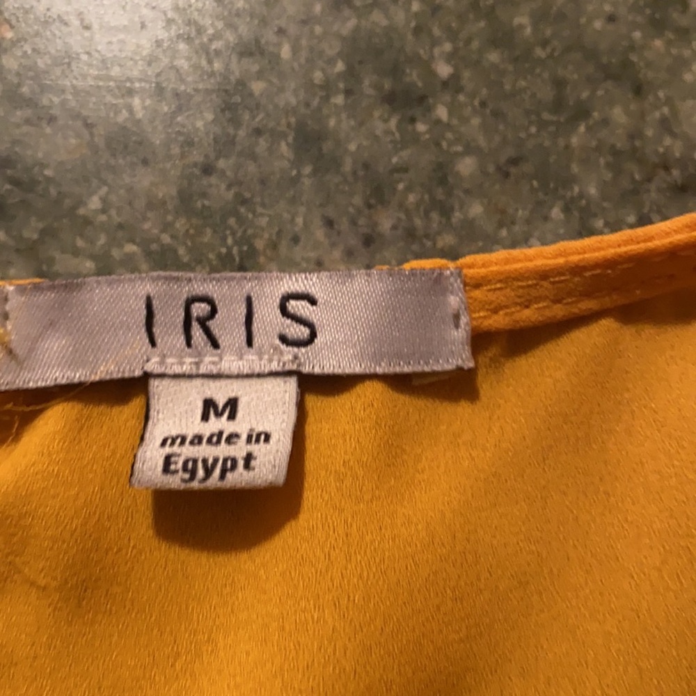 Yellow dress shirt